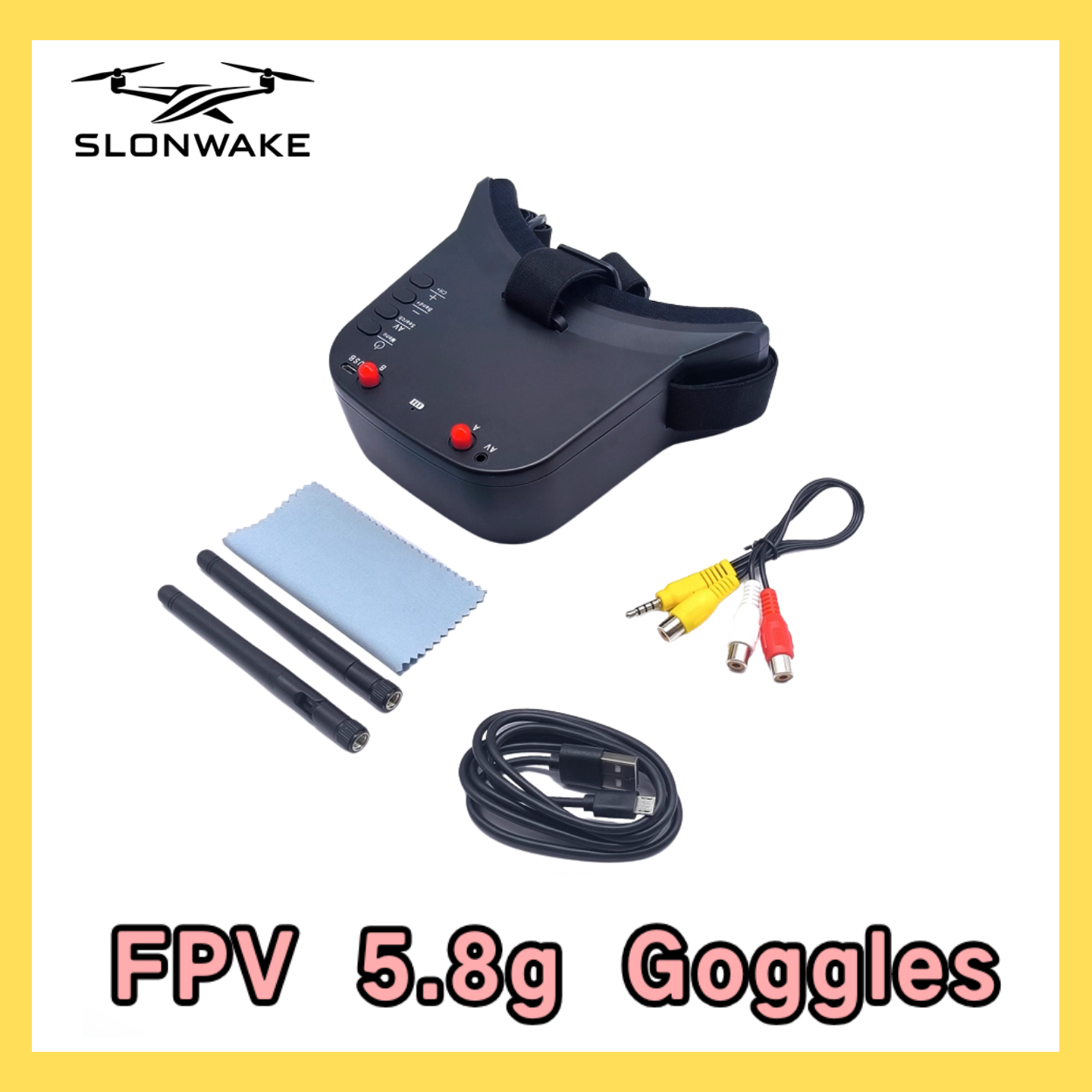 SLONWAKE 5.8G 48CH FPV 400mw V - Drone Racing Receiver review and price