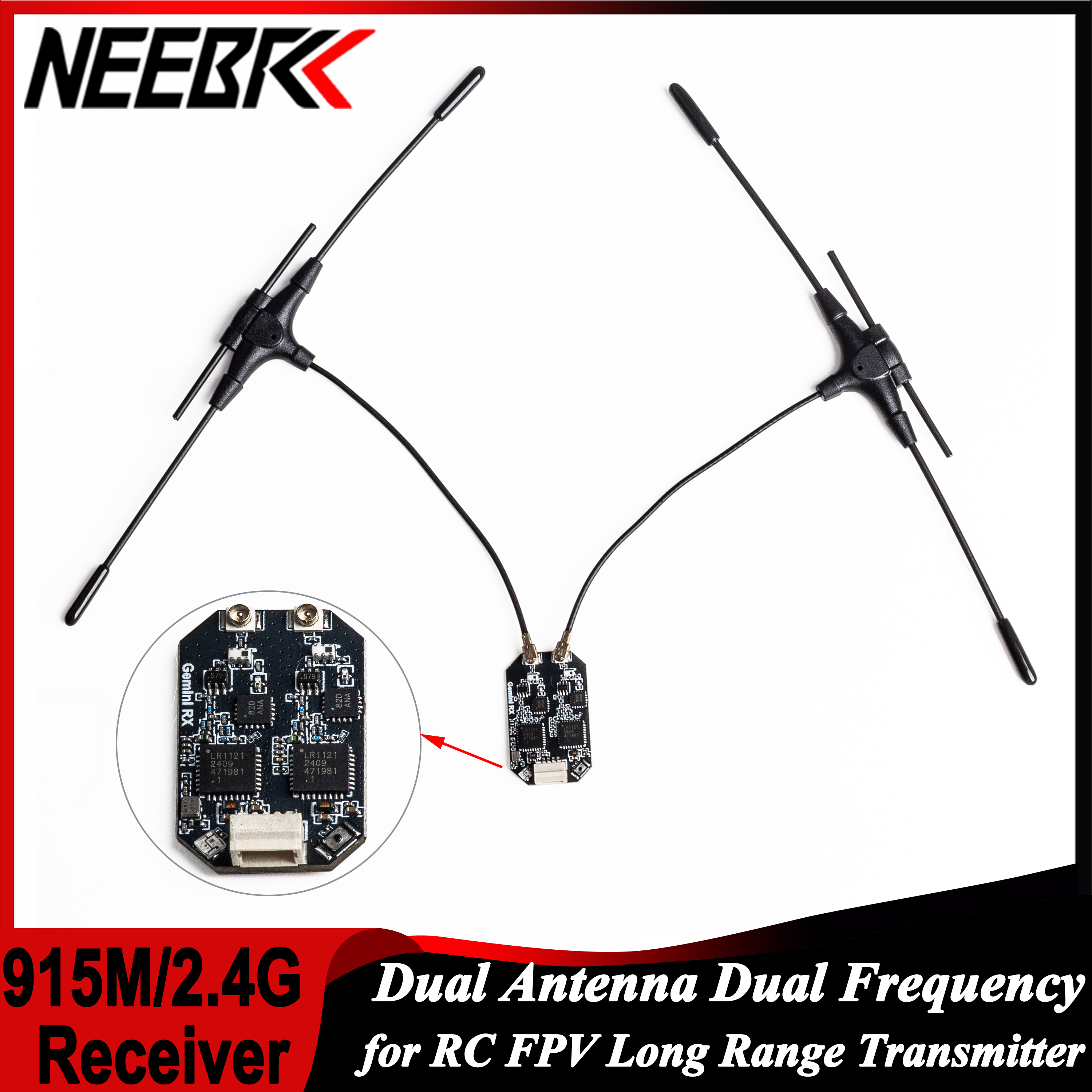 ELRS 915MHz/2.4GHz Gemini Dual - Drone Racing Receiver review and price