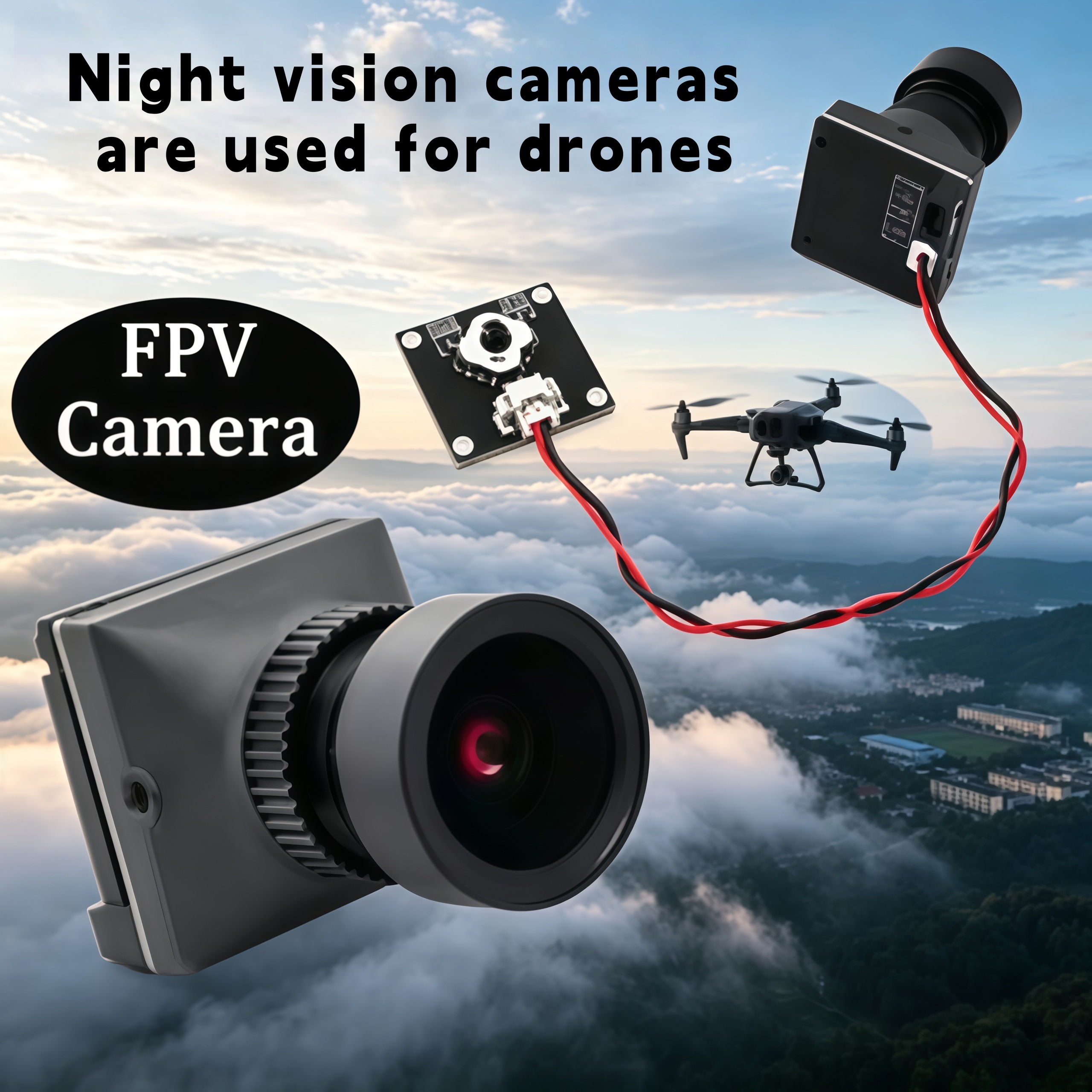 1500TVL HD CADDX Snail FPV Cam - Drone Racing Camera review and price